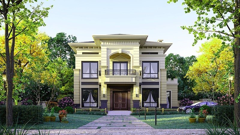 大渡口中式合院住宅，开放庭院与邻里乡亲更亲近